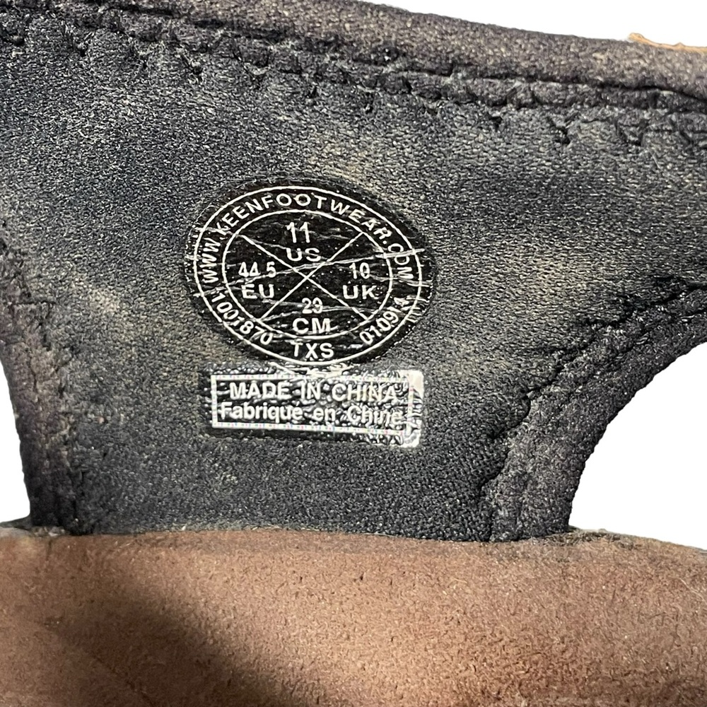 Keen Brown Men’s Sz 11 Waterproof Closed Toe Hiking Sandals - Picture 12 of 12